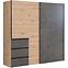 Schrank Winn 2 200cm Eiche Artisan/Beton