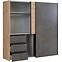 Schrank Winn 2 200cm Eiche Artisan/Beton,11