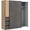 Schrank Winn 2 200cm Eiche Artisan/Beton,6