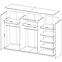 Schrank Galaxy 270cm Eiche Monastery/Schwarz Glänzend,5