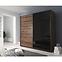 Schrank Galaxy 270cm Eiche Monastery/Schwarz Glänzend,7