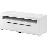 Tv Tisch Tulsa 160cm Weiß Glänzend