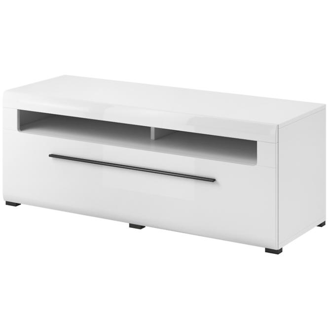 Tv Tisch Tulsa 160cm Weiß Glänzend