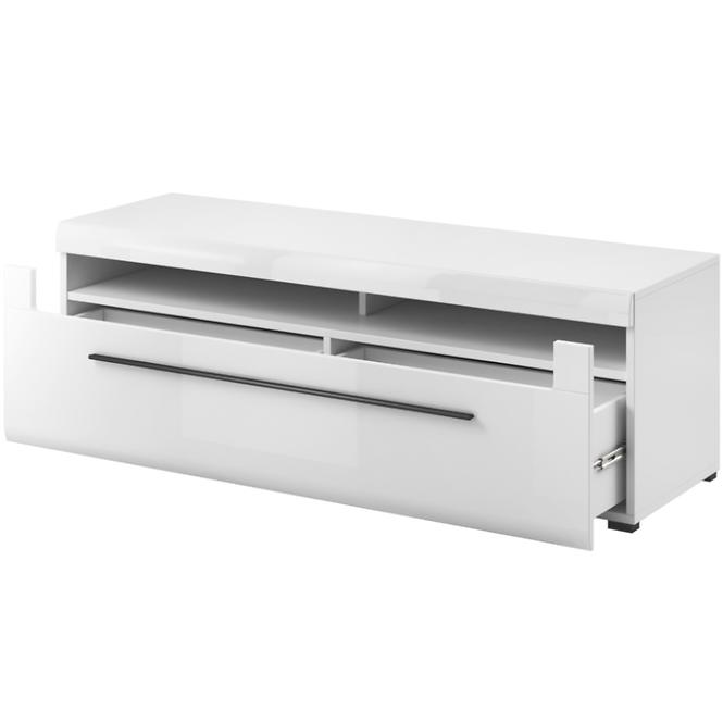 Tv Tisch Tulsa 160cm Weiß Glänzend