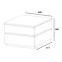 Nachttisch 2-St Riccardo 47cm Eiche Wellington,2
