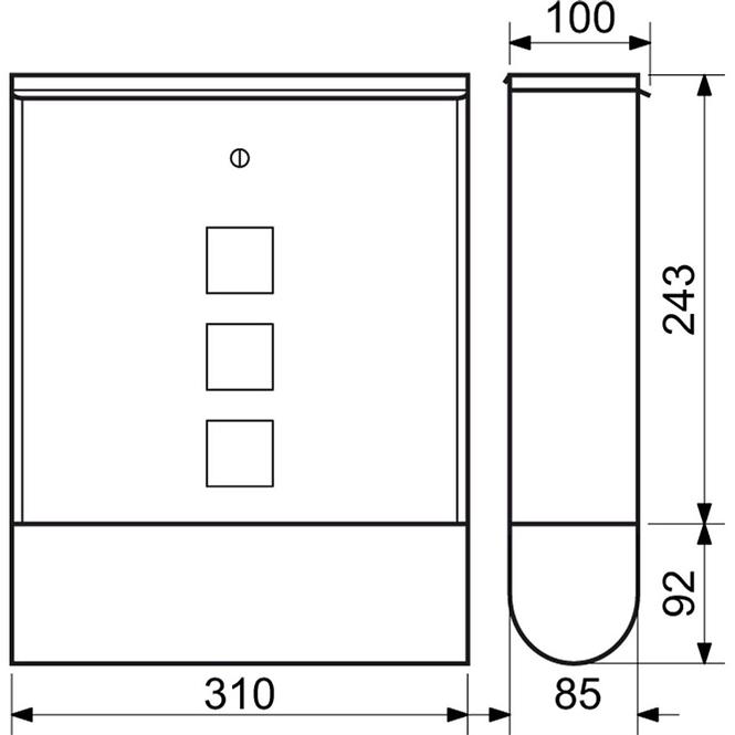 Postkasten  bk.210.cm