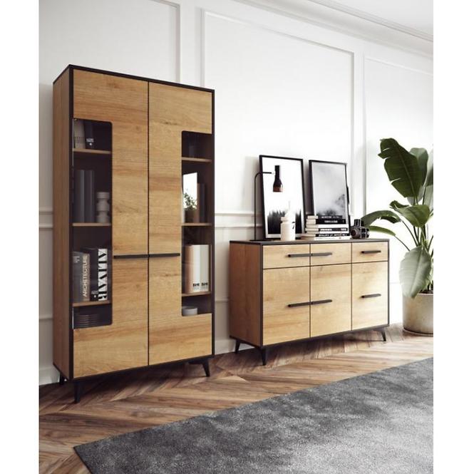 Kommode Frida 91cm Eiche Riviera, K3S
