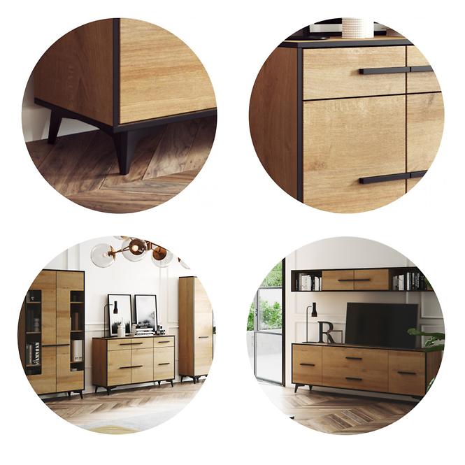Tv Tisch Frida 179cm Eiche Riviera, RTV2D2S 