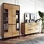 Vitrine  Frida 91cm Eiche Riviera, W2D,6
