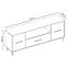 Tv Tisch Frida 172cm Eiche Riviera, RTV2D1S,2