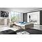 Schrank Beta 200cm  Eiche San Remo Helle/Weiß,4
