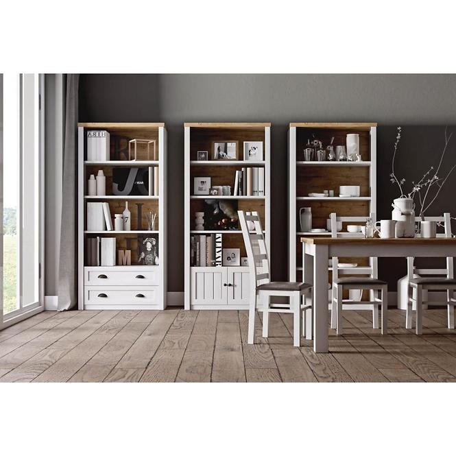 Schrank Prowansja 171cm Kiefer Andersen/Eiche Lefkas, S4D