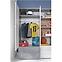 Schrank Sigma 80cm Beton/Weiß/Eiche,2
