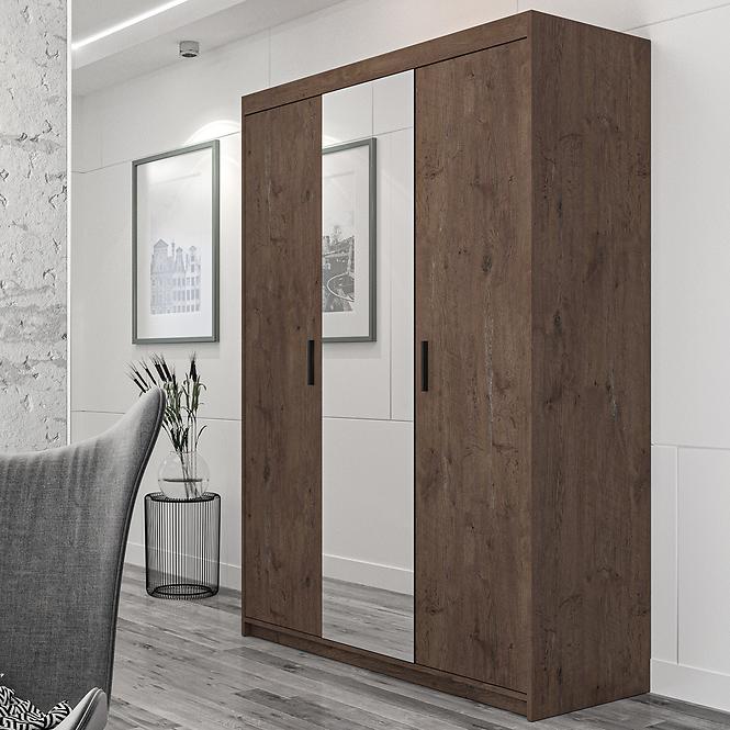 Schrank Elena 133cm Eiche Lefkas
