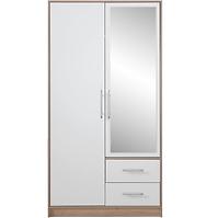 Schrank Smart 100cm Eiche Sonoma/Weiß