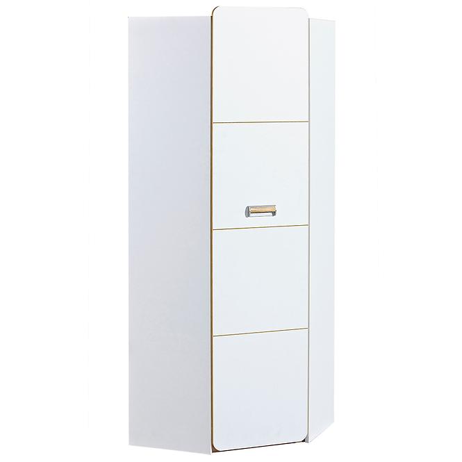 Schrank Lorento 71cm Eiche Nash/Weiß