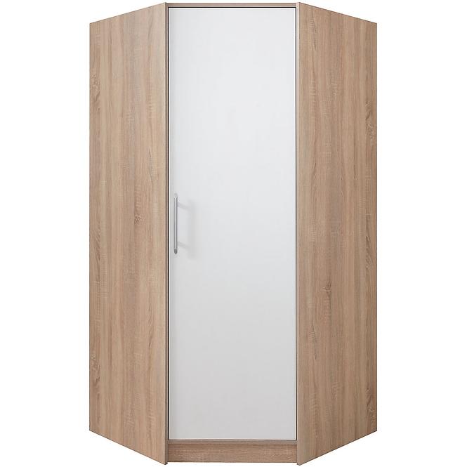 Schrank Smart 95cm Eiche Sonoma/Weiß