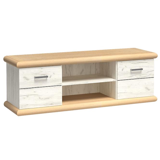 Tv Tisch Kora 157cm Craft Złoty/Craft Weiß               