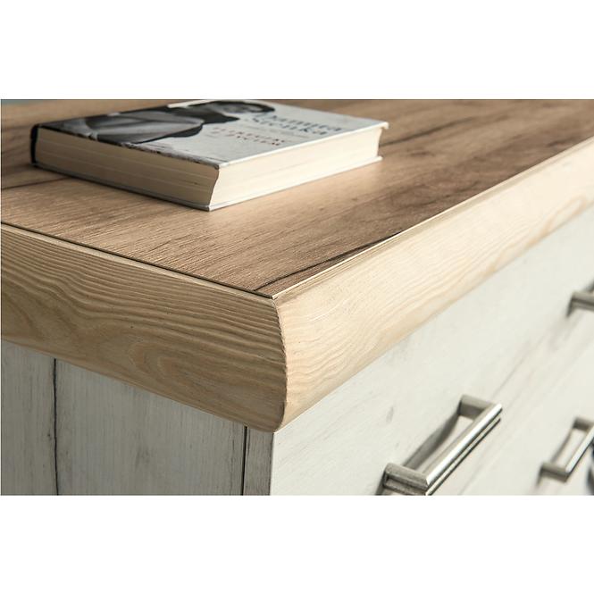 Couchtisch Kora 125cm Kraft Golden/Kraft Weiß