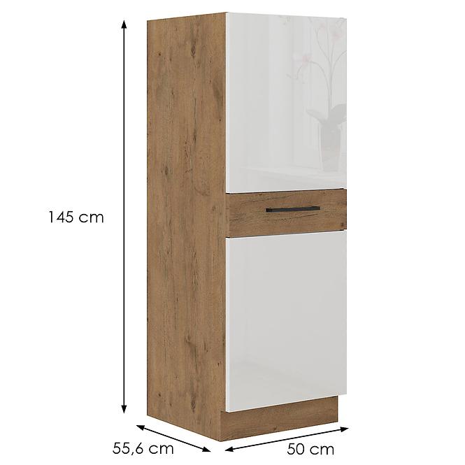 Küchenzeile Vigo Weiß Hg 50dk-145 1f (3S) Bb