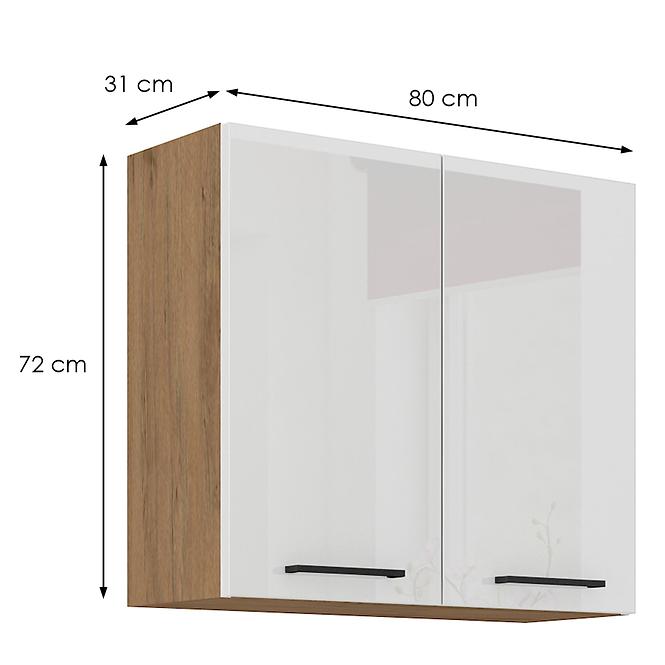 Küchenzeile Vigo Weiß Hg 80g-2f