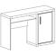 Schreibtisch Dallas 126cm Eiche Trüffel,3