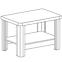 Couchtisch Dallas 90cm Eiche Trüffel,3