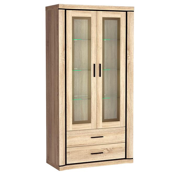 Vitrine Dallas D17 Eiche Sonoma