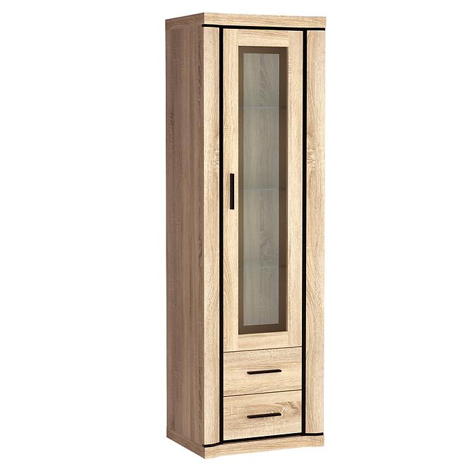 Vitrine Dallas D16 Eiche Sonoma