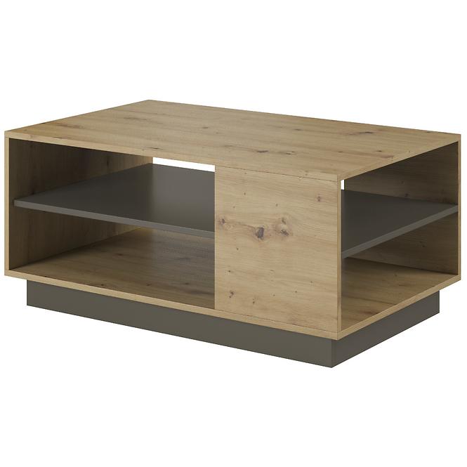 Couchtisch Arco 100cm Eiche Artisan/ Grau
