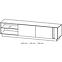 Tv Tisch Arco 187cm Eiche Grandson,2