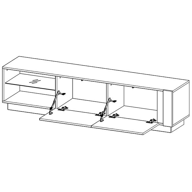 Tv Tisch Arco 187cm Eiche Grandson