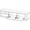 Tv Tisch Arco 187cm Eiche Grandson,3