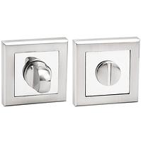 Türschild KW E8 WC nickel/satin