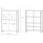 Vitrine Arden 109cm Eiche Sand Grande/Matera,3