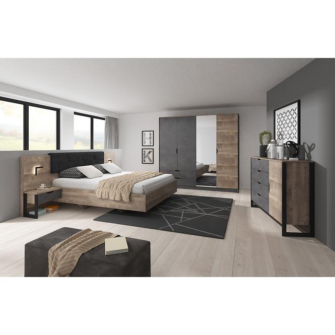 Kommode Arden 138cm Eiche Sand Grande/Matera