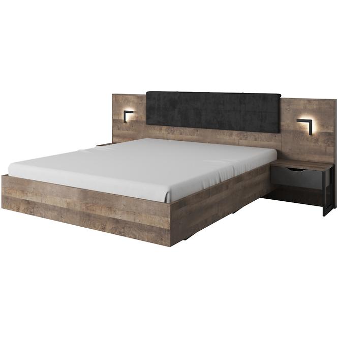 Bett Arden 160cm Eiche Sand Grande/Matera