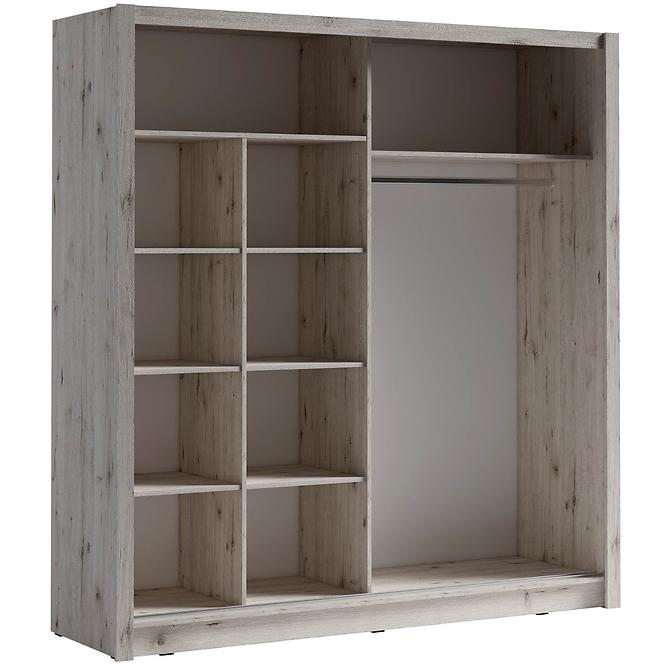 Schrank Bora XI 205cm Eiche Wellington