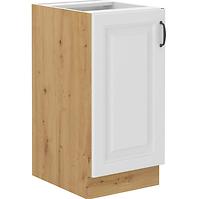 Küchenzeile Stilo Weiß Mat/Artisan 40dl 1f Bb