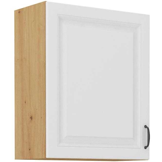 Küchenzeile Stilo Weiß Mat/Artisan 60g-72 1f