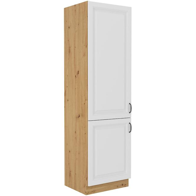 Küchenzeile Stilo Weiß Mat/Artisan 60lo-210 2f