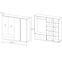 Schrank Arco L 220cm Eiche Grandson/Weiß Glanz,3
