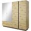 Schrank Arco L 220cm Eiche Artisan/Grafit