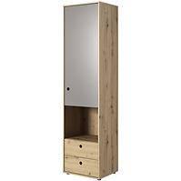 Schrank Kuki 50cm Eiche Arisan/Grau Platin