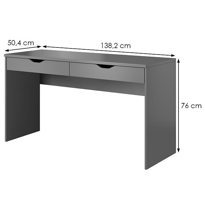 Schreibtisch Mati 139cm Grafit