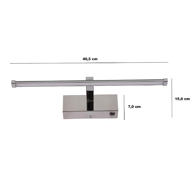 Leuchte Santi 405 AG-S08W40 chrom 8W K1