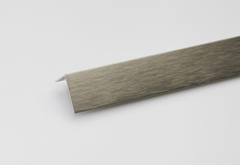 Eckprofil ALU Gebürstetes Titan 20x10x2000     
