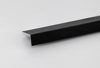 Eckprofil ALU Gebürstet Schwarz 30x30x2000 