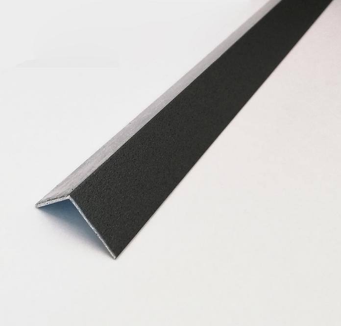 Eckprofil Aluminium Lackierte London Smoke 10x10x2600