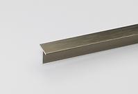 Profil T Aluminium Gebürstetes Titan 15x15x1000